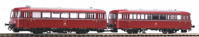 PIKO 52739 - H0 - Dieseltriebwagen BR 798 mit Steuerwagen, DB, Ep. IV - AC - Digital, Sound